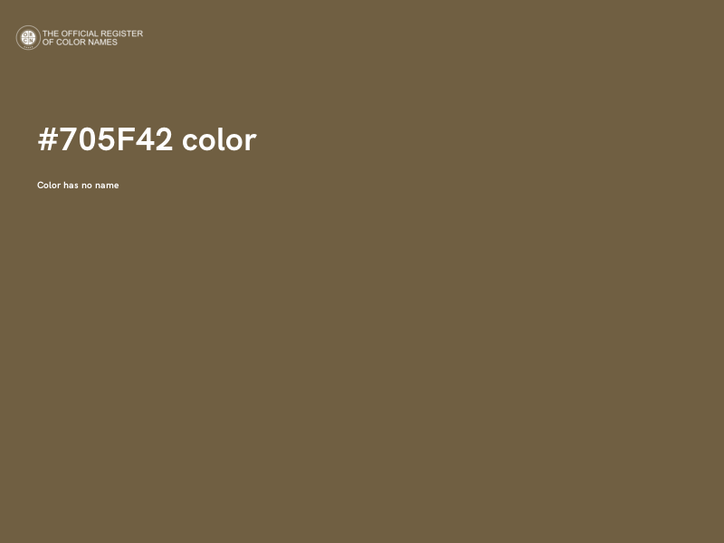 #705F42 color image