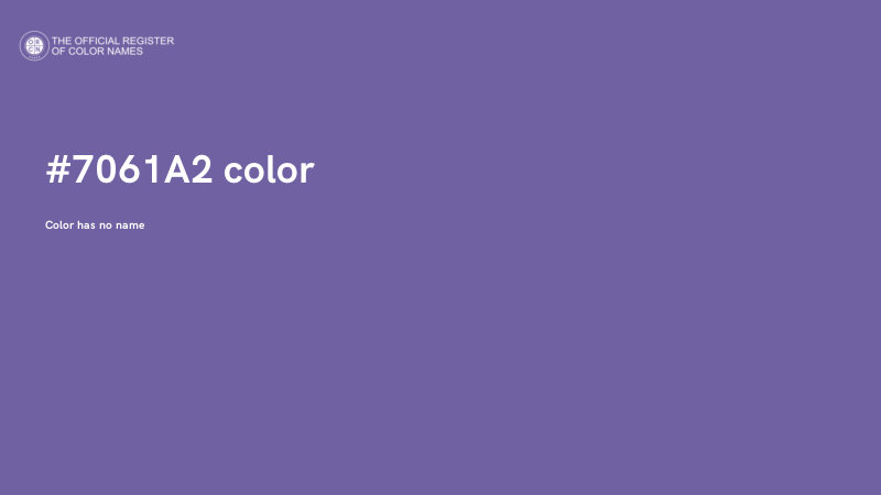 #7061A2 color image