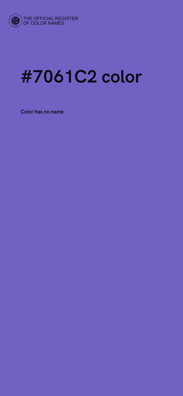 #7061C2 color image