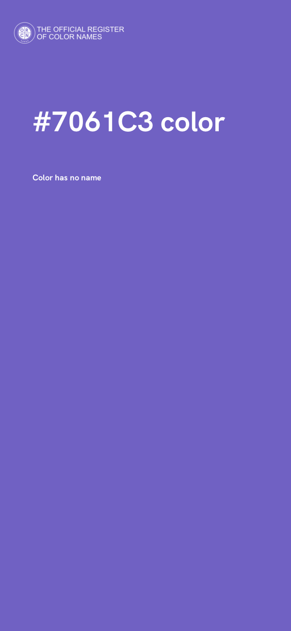 #7061C3 color image