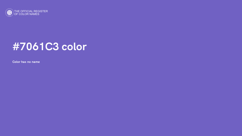 #7061C3 color image