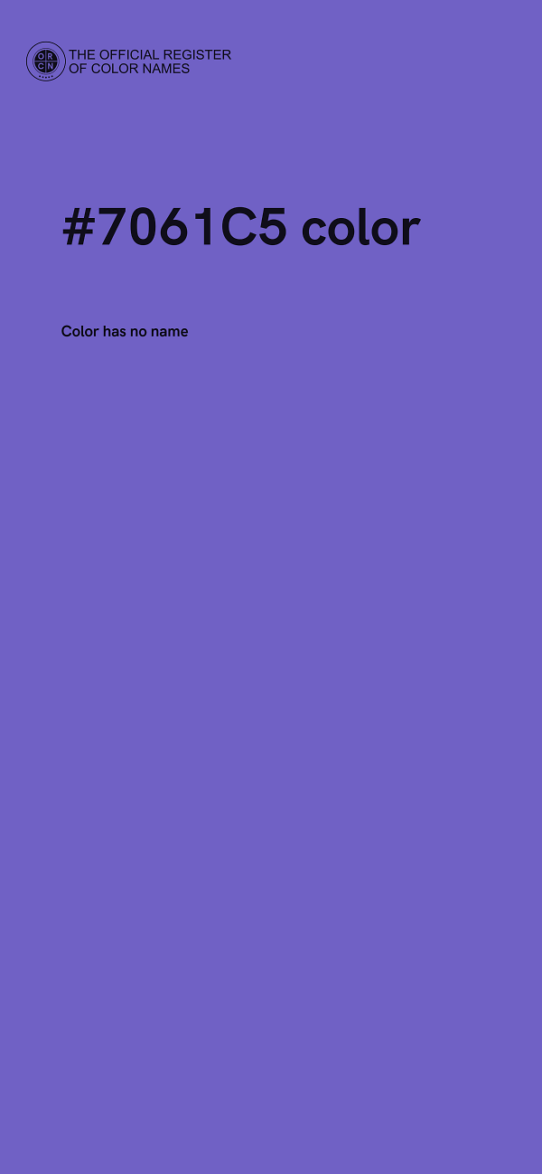 #7061C5 color image