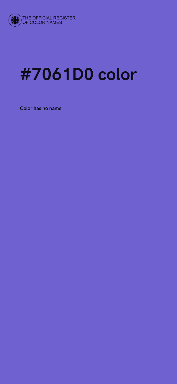 #7061D0 color image
