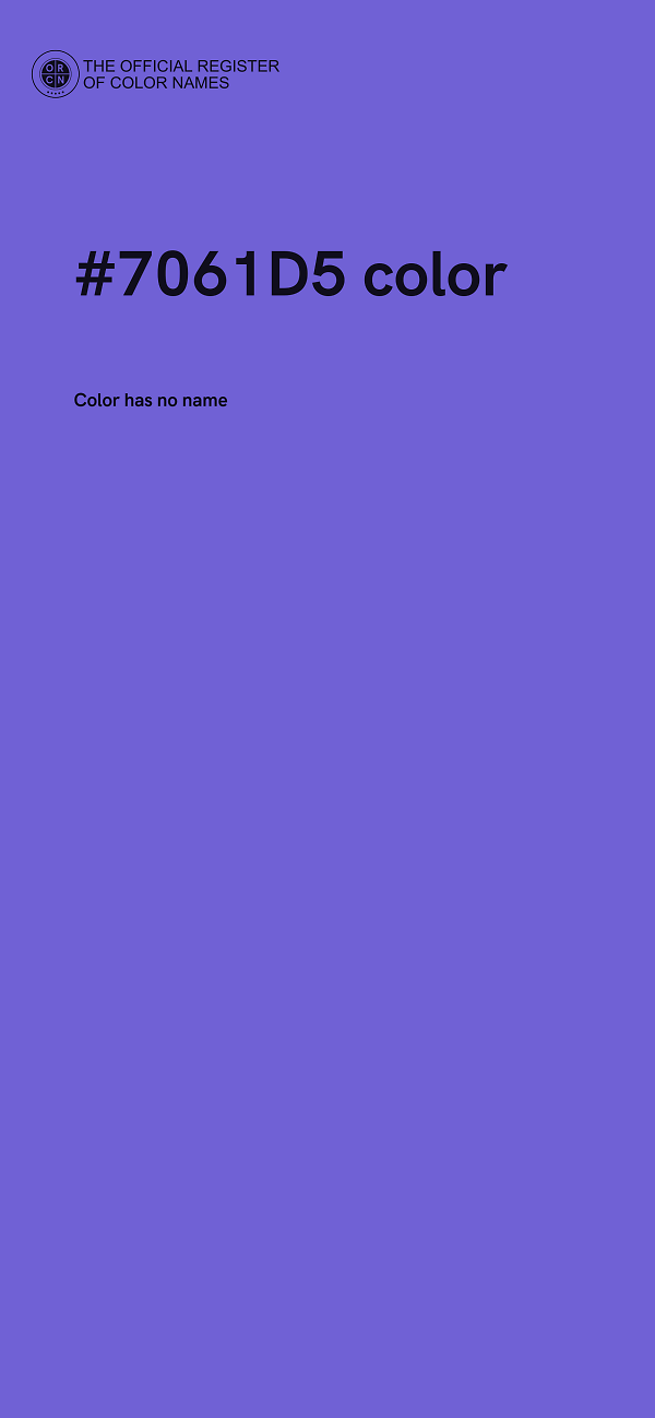 #7061D5 color image