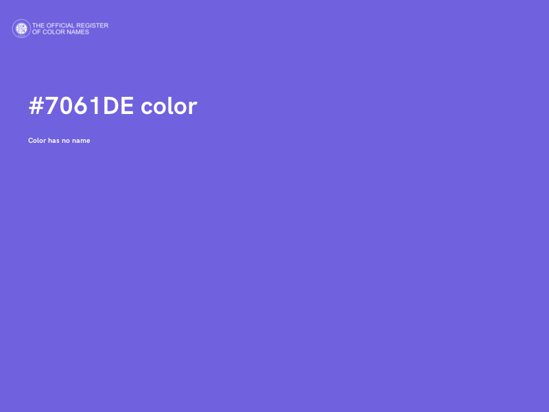 #7061DE color image