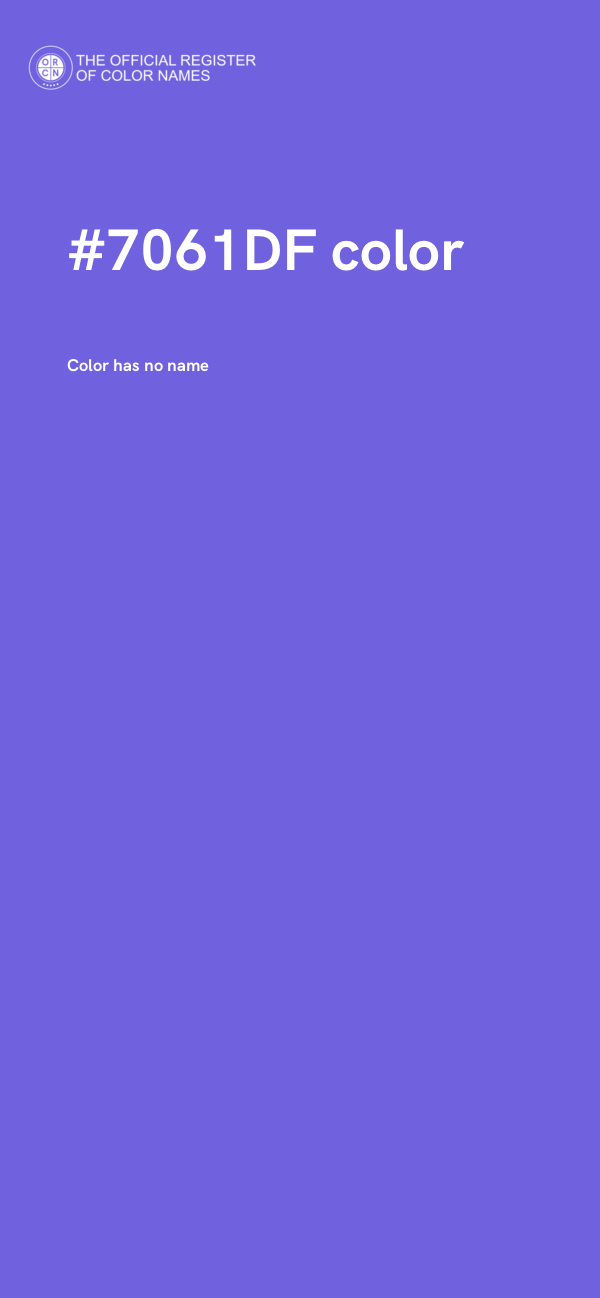 #7061DF color image