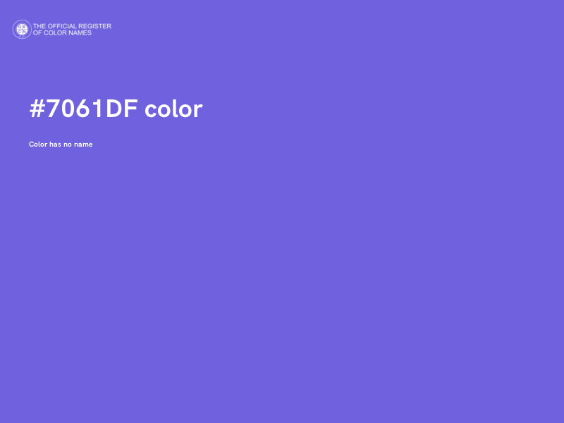 #7061DF color image