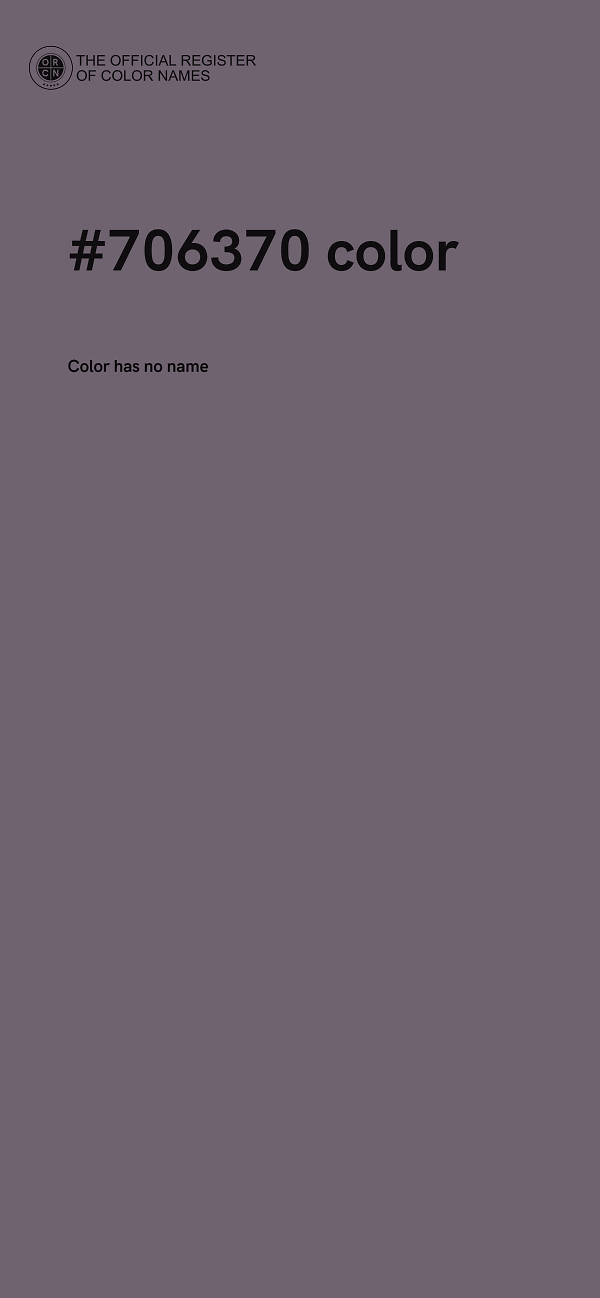 #706370 color image
