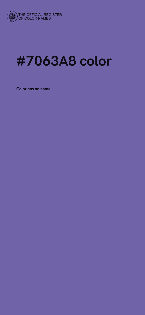 #7063A8 color image