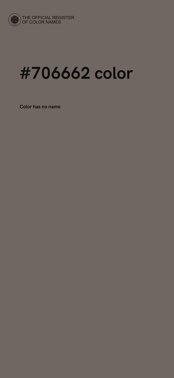 #706662 color image