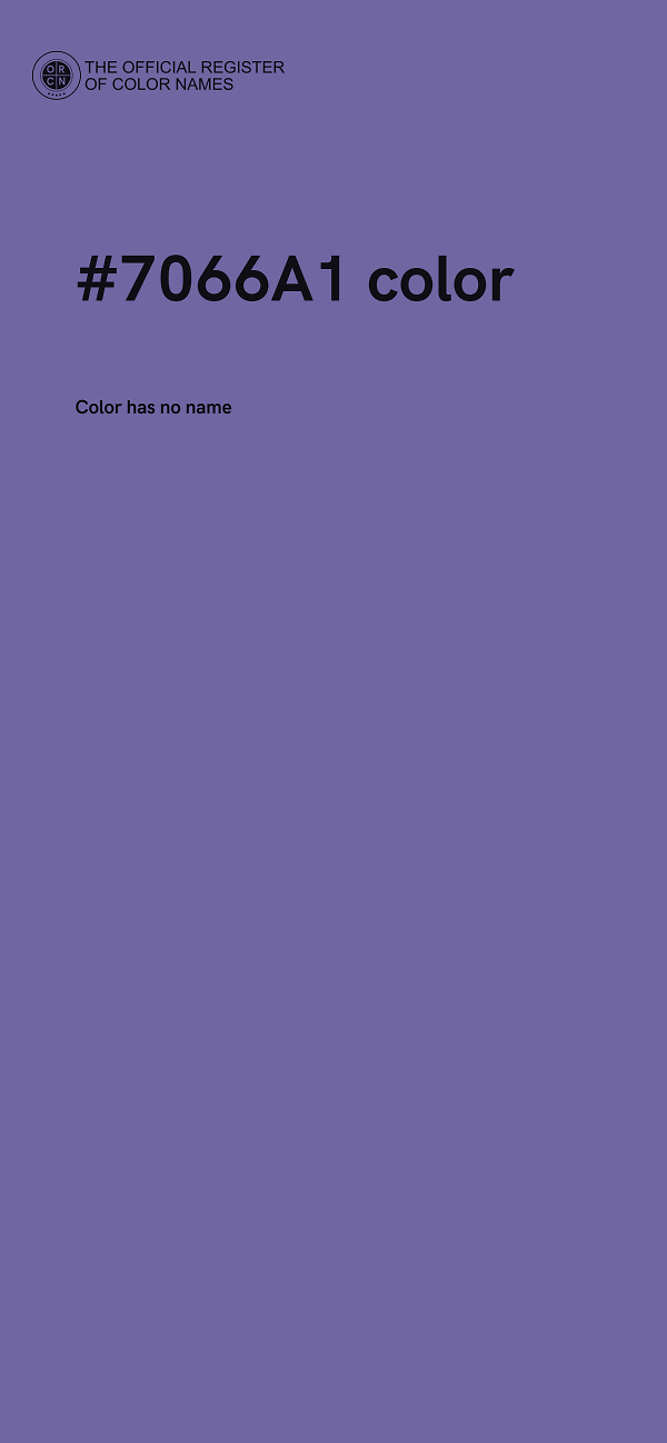 #7066A1 color image