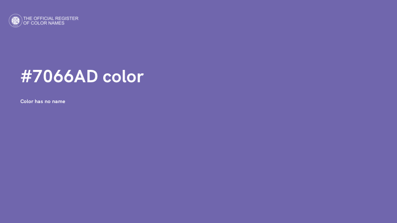 #7066AD color image