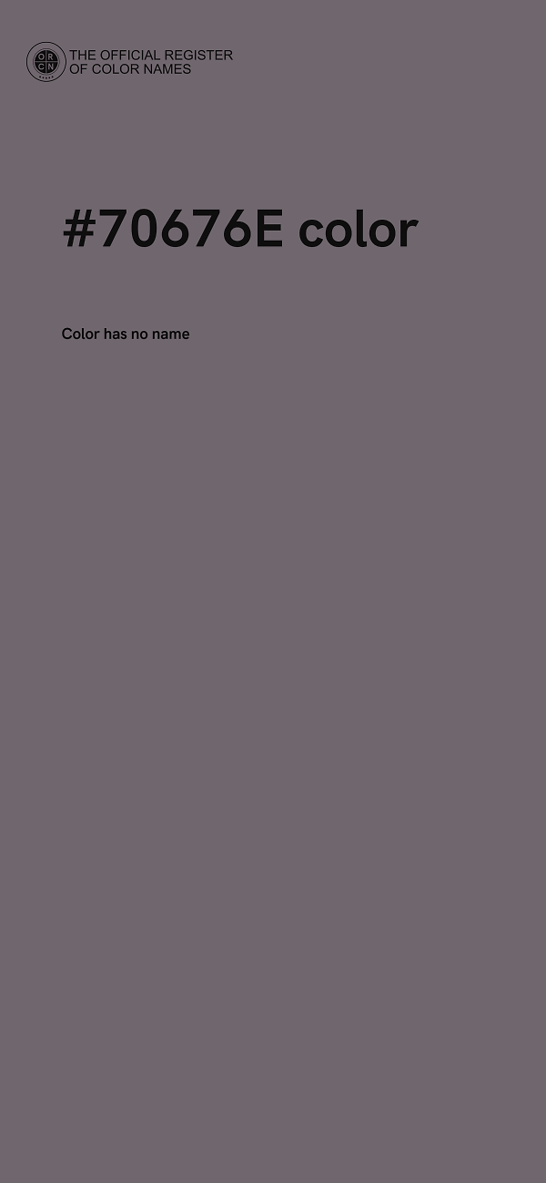#70676E color image