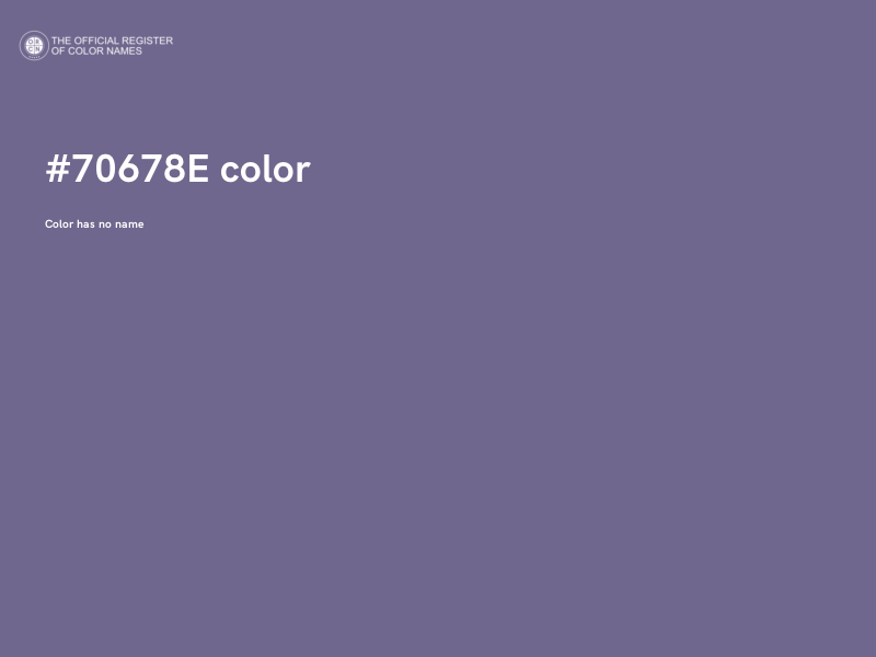 #70678E color image