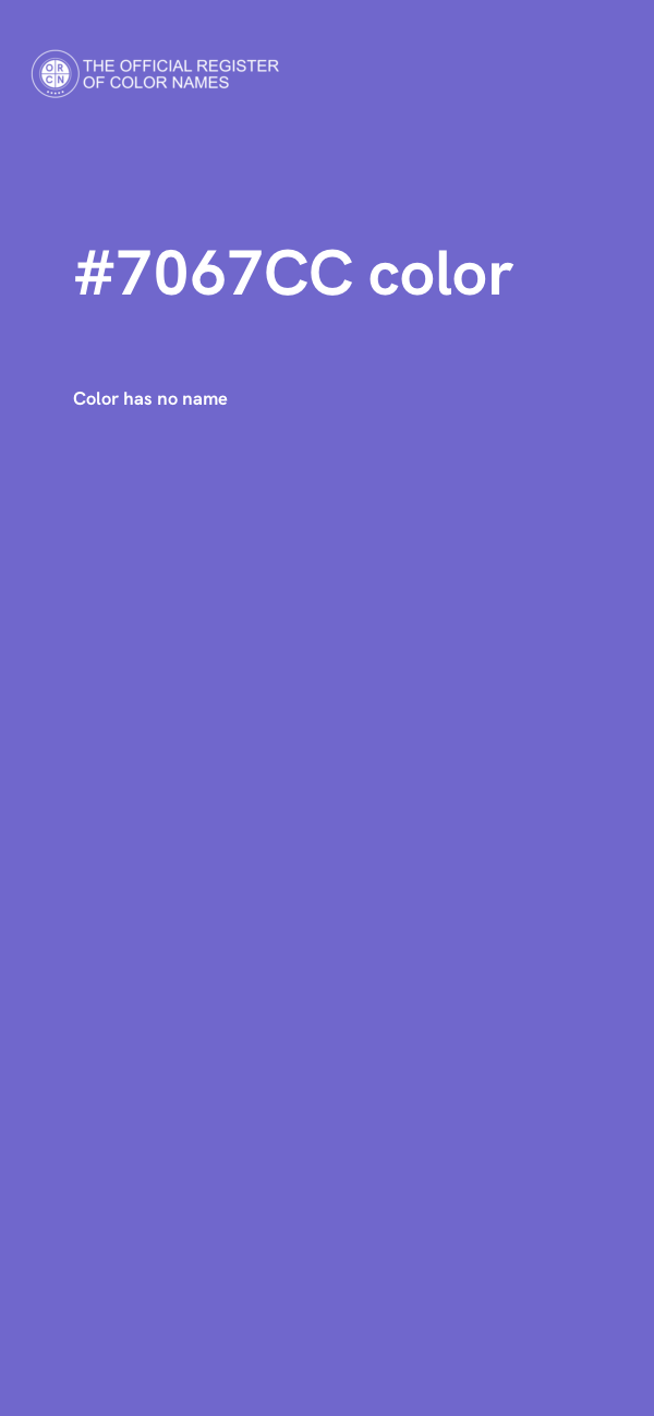 #7067CC color image