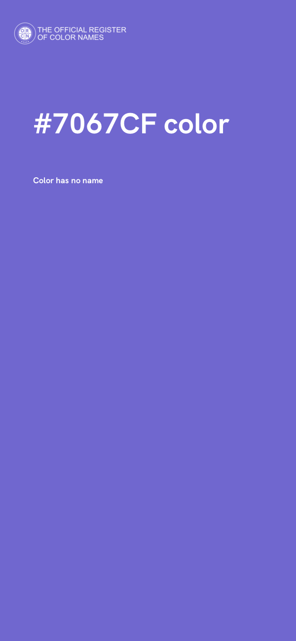 #7067CF color image