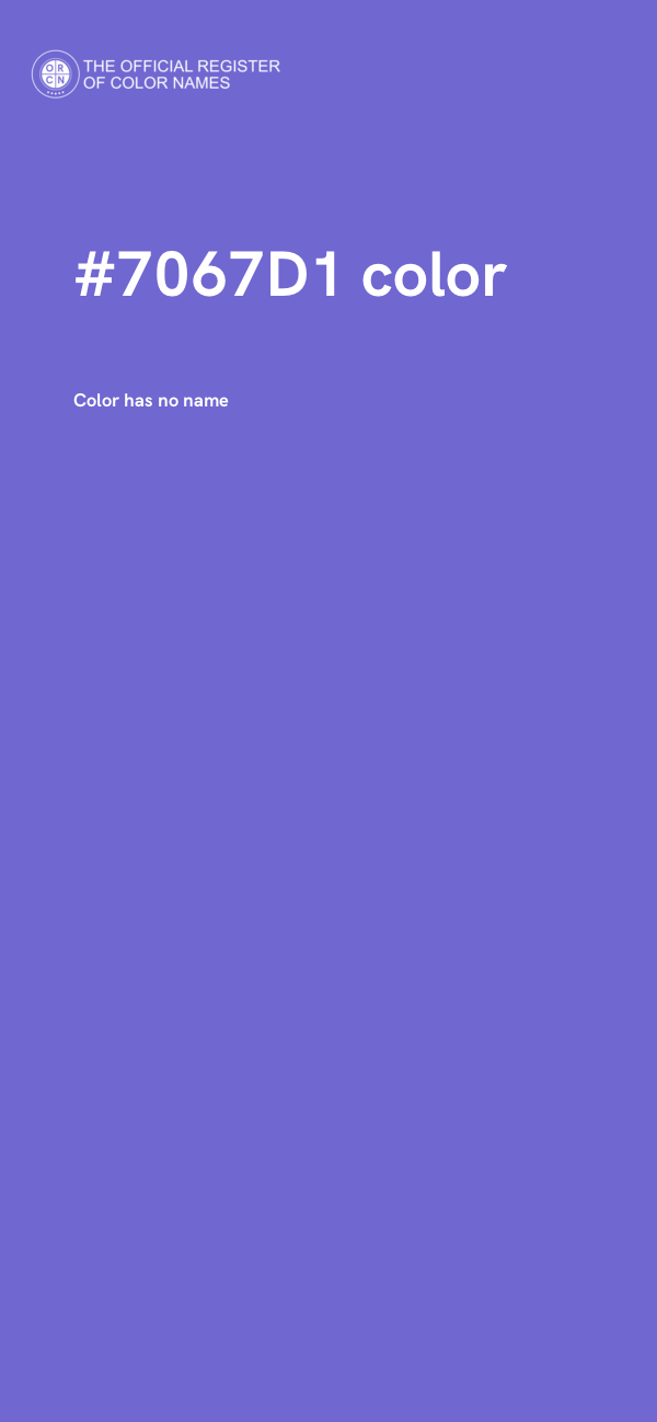 #7067D1 color image