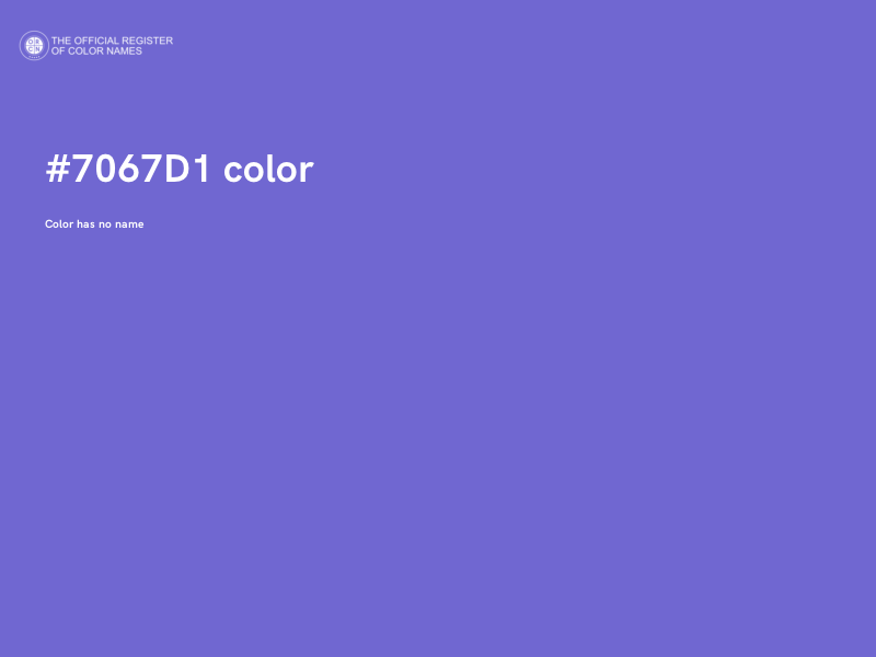 #7067D1 color image