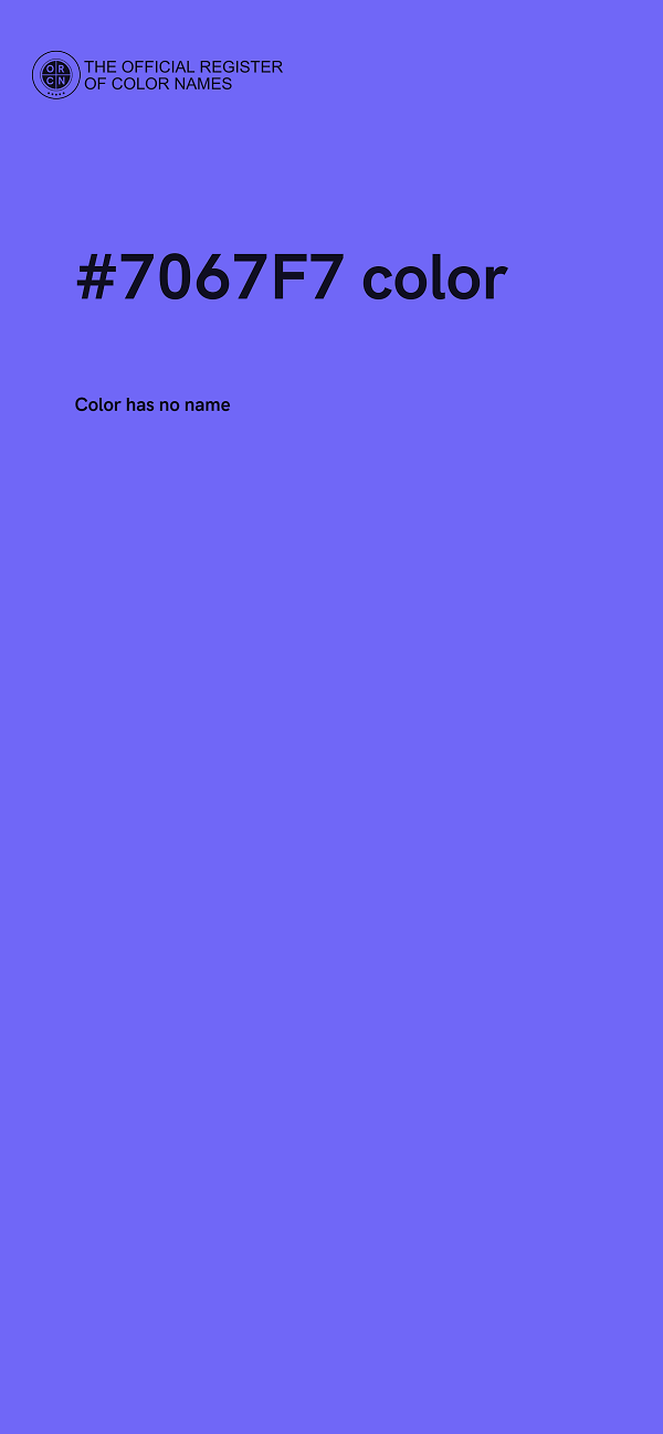 #7067F7 color image