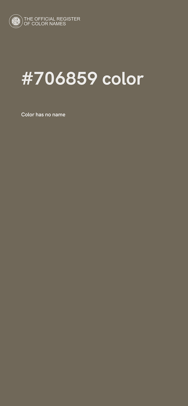 #706859 color image