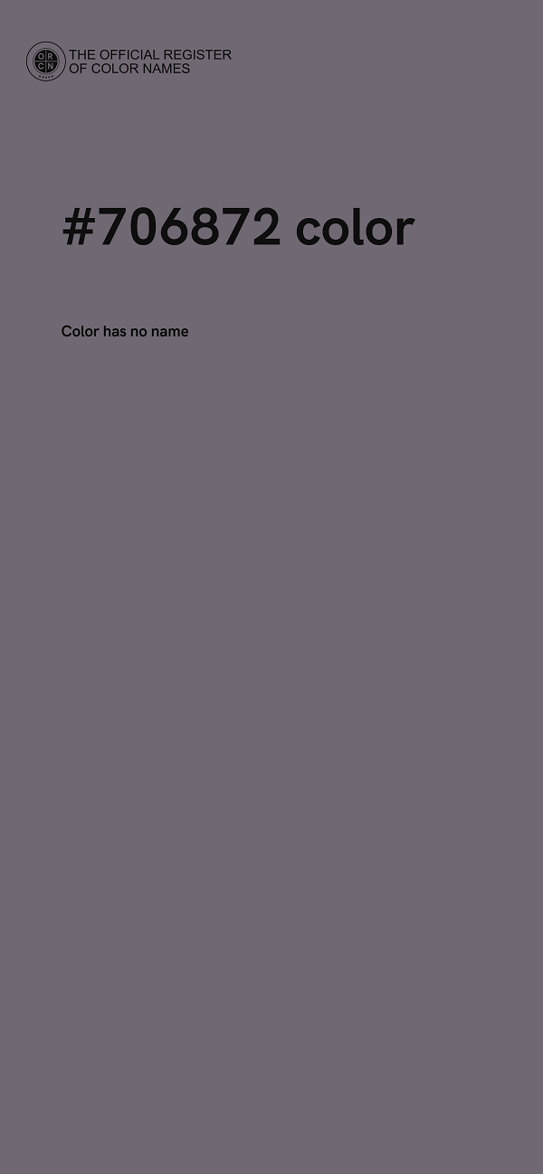 #706872 color image