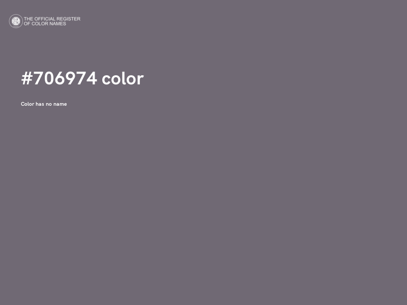 #706974 color image