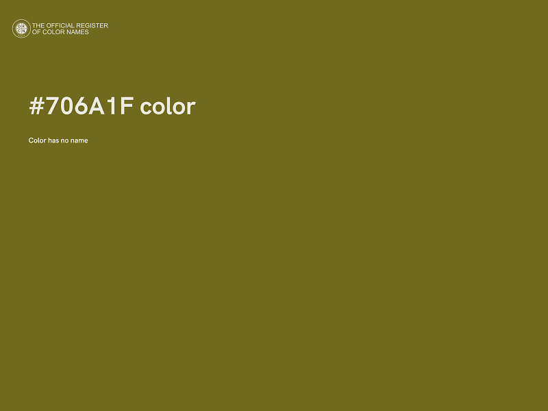 #706A1F color image