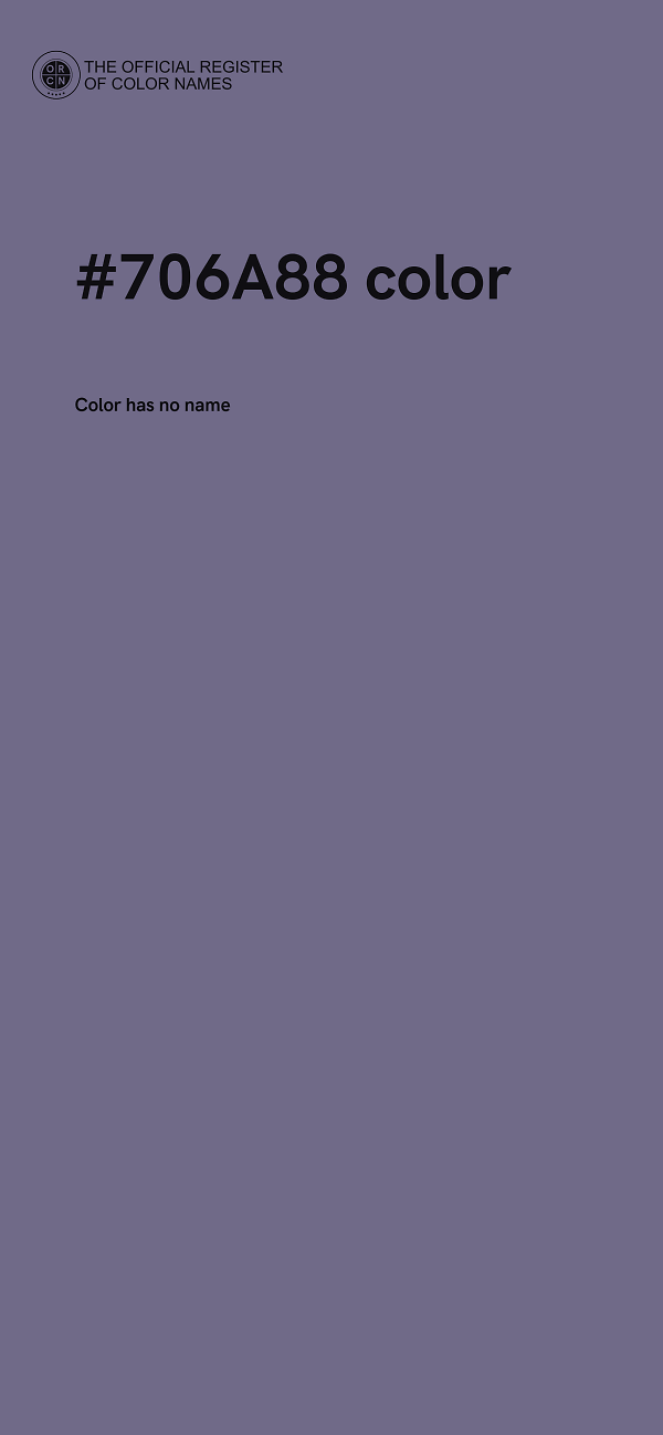 #706A88 color image