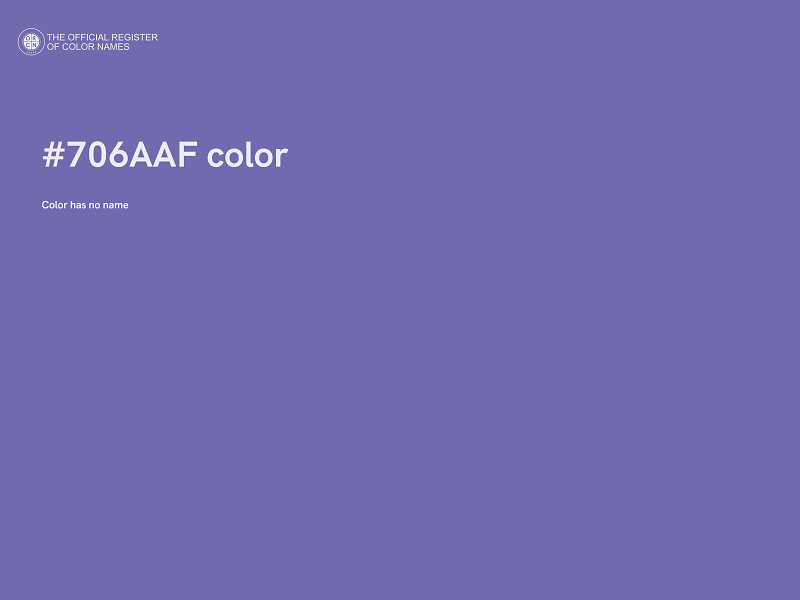 #706AAF color image