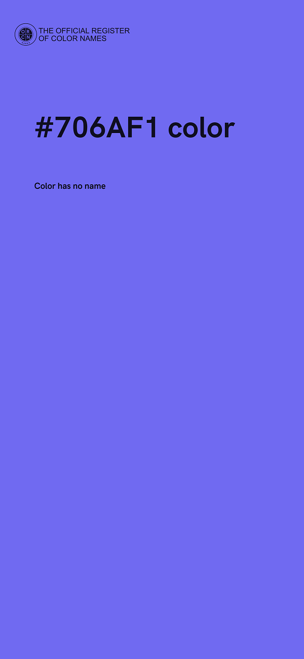 #706AF1 color image