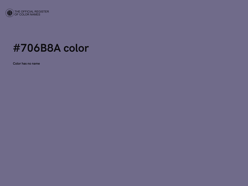 #706B8A color image