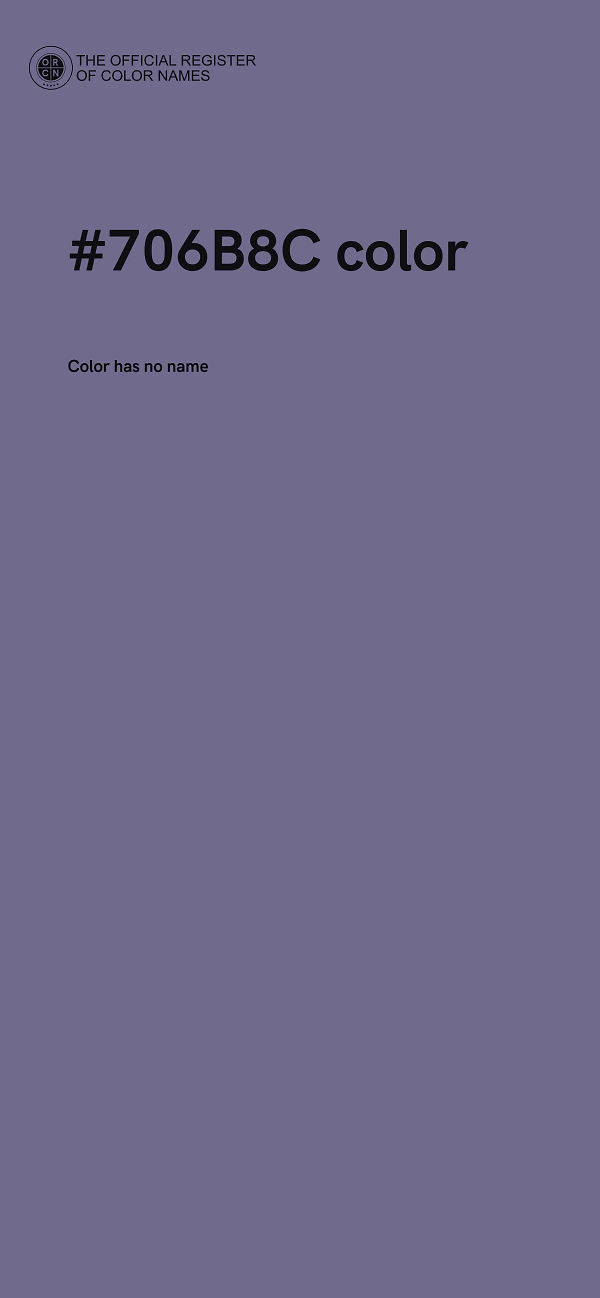 #706B8C color image