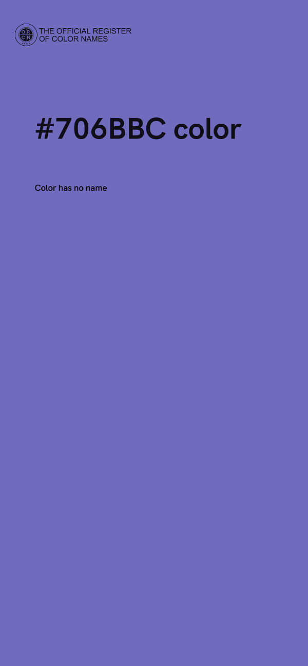 #706BBC color image