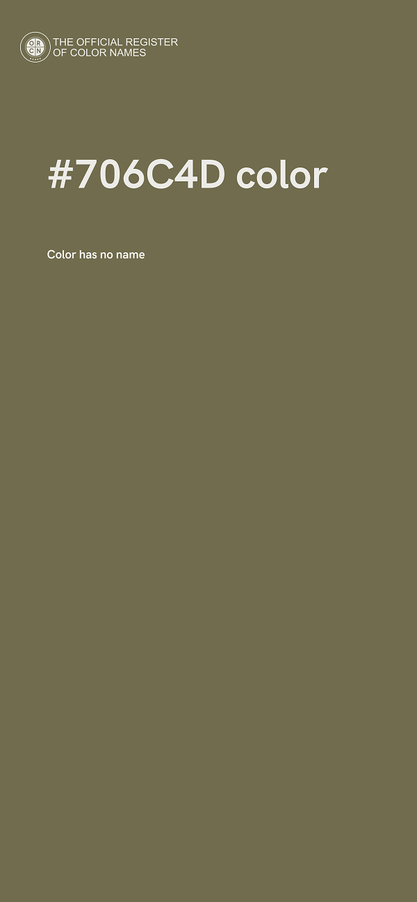 #706C4D color image