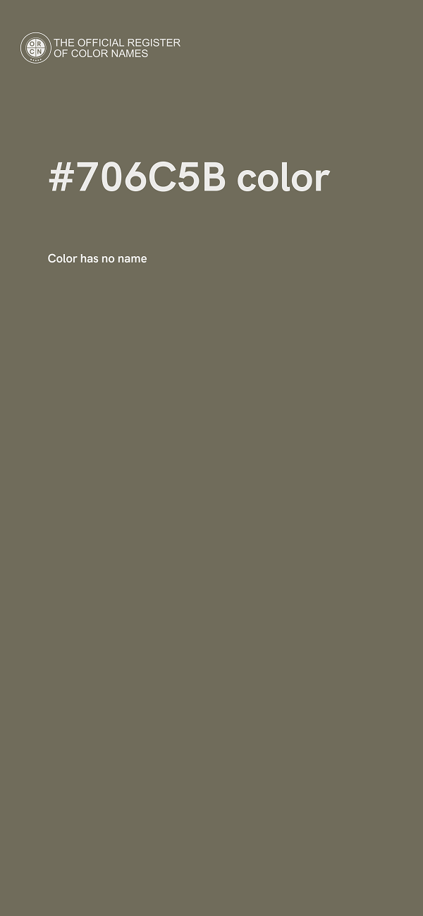 #706C5B color image