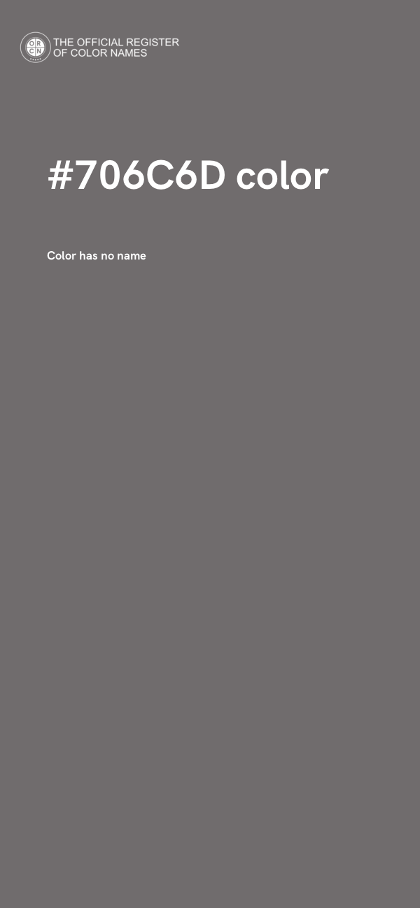 #706C6D color image