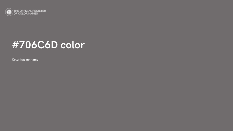 #706C6D color image