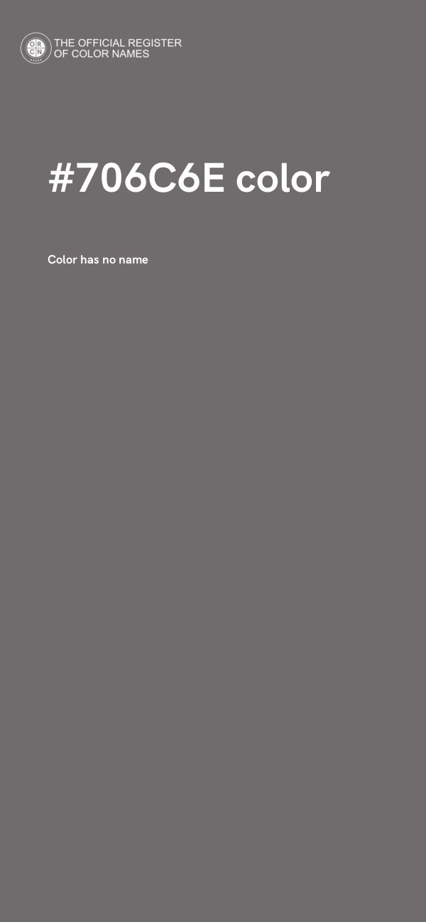 #706C6E color image