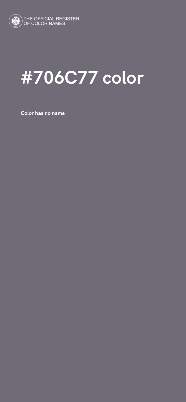 #706C77 color image