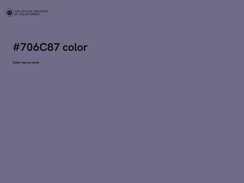 #706C87 color image