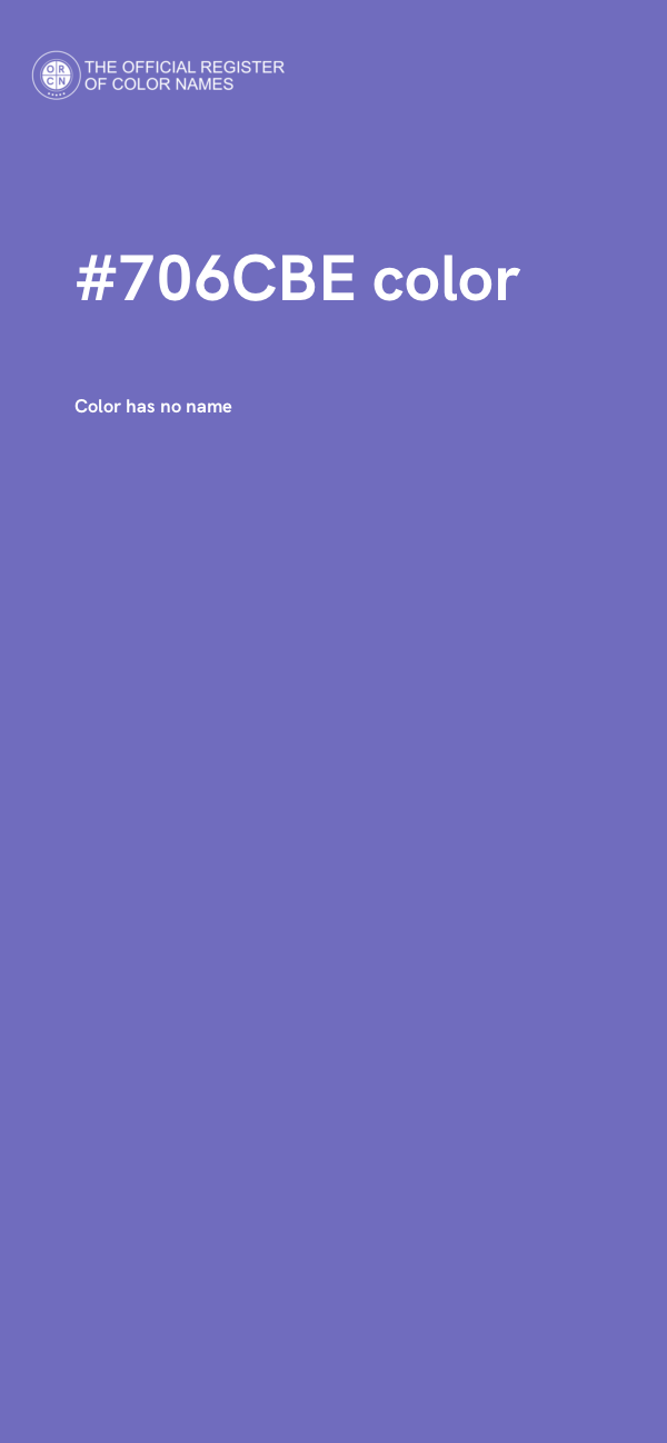 #706CBE color image