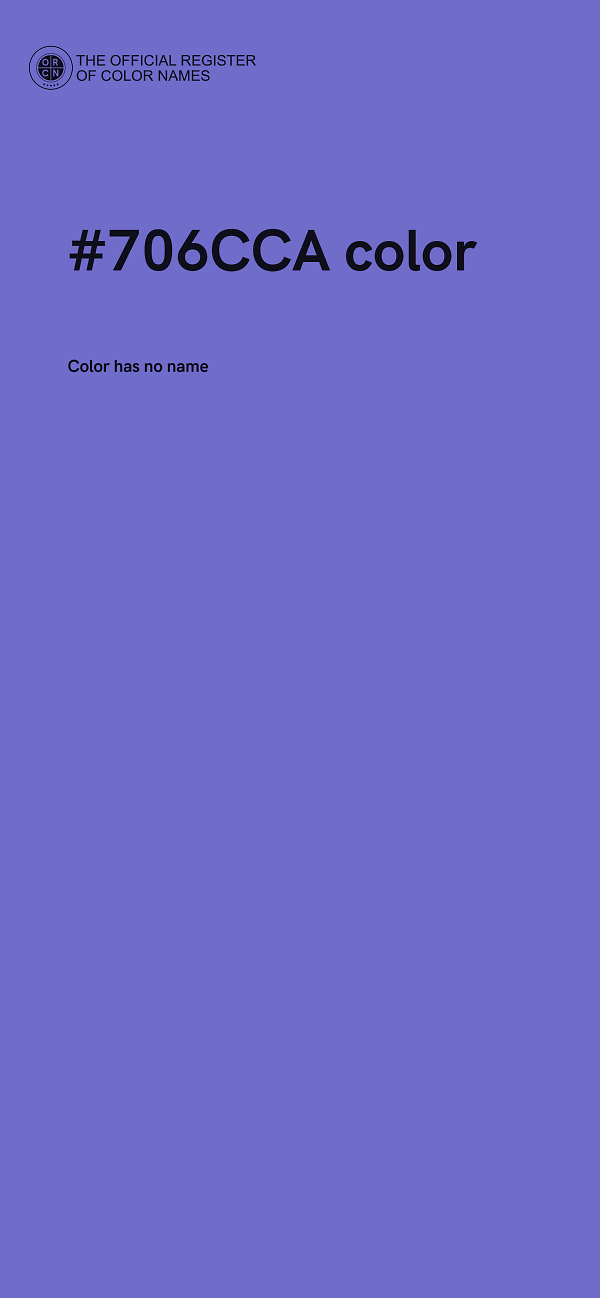 #706CCA color image