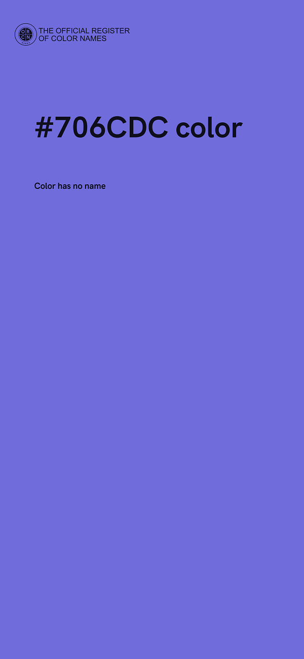#706CDC color image