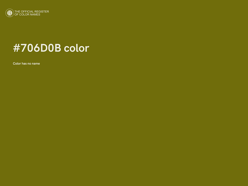 #706D0B color image