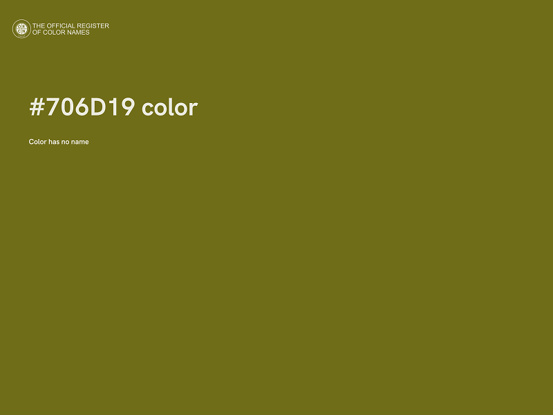 #706D19 color image