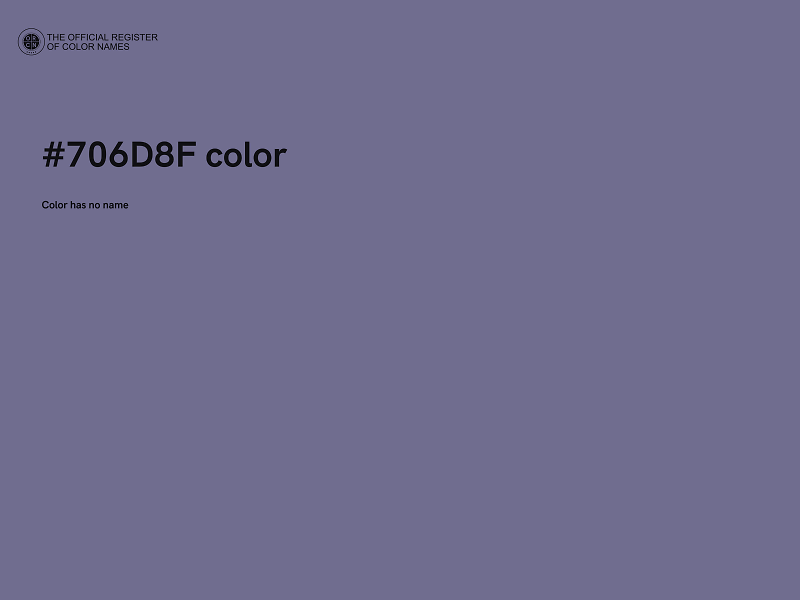 #706D8F color image