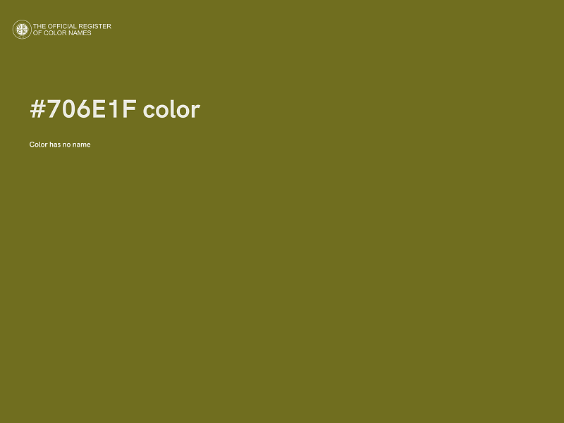 #706E1F color image