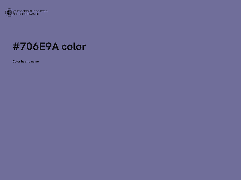 #706E9A color image