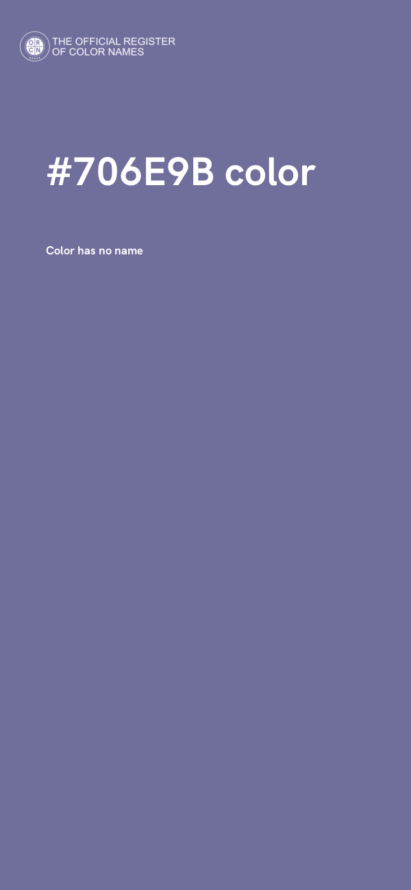 #706E9B color image