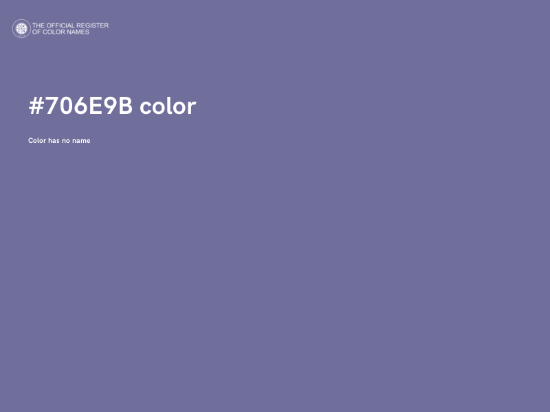#706E9B color image